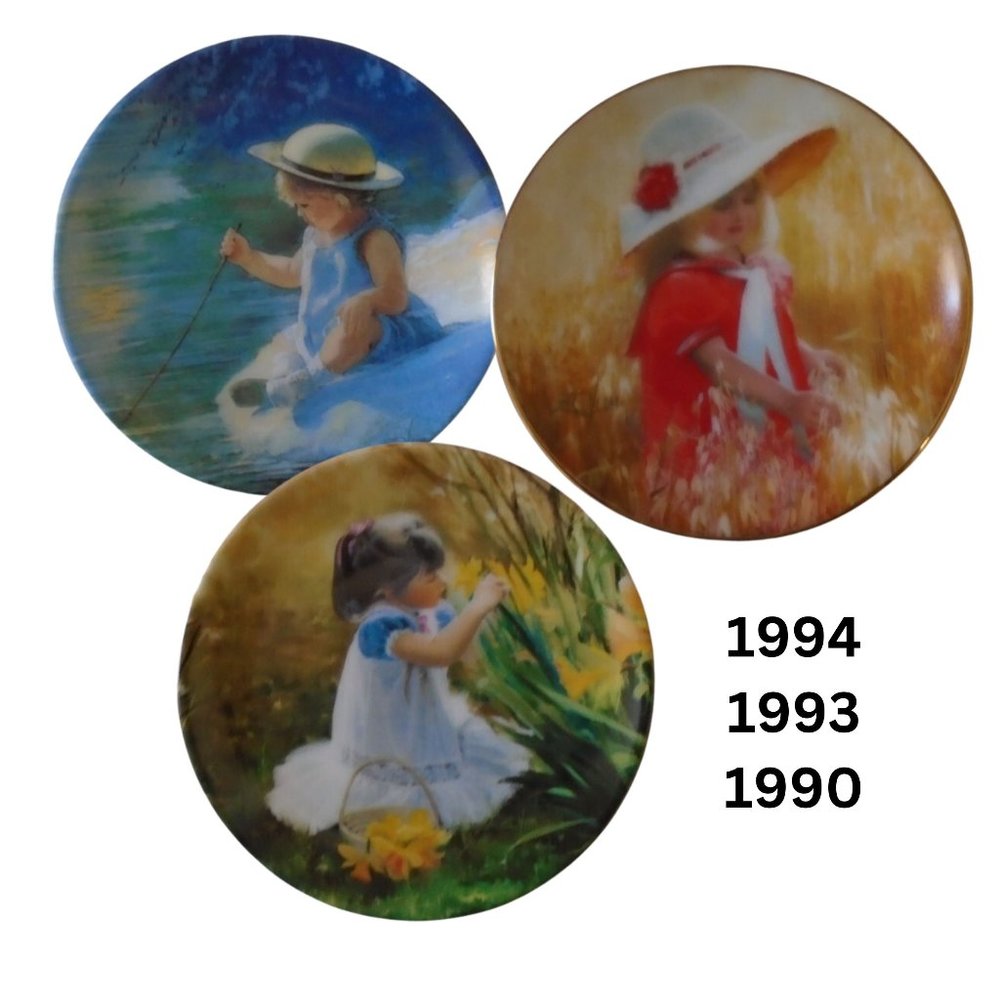 Mother's Day Single Issue Set Miniature Plates by Donald Zolan 3356